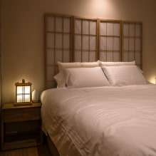 Japoniško stiliaus miegamasis: dizaino ypatybės, nuotrauka interjere-0