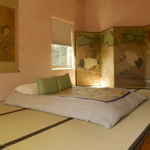 Phòng ngủ theo phong cách Nhật Bản: thiết kế đặc trưng, ​​hình ảnh trong nội thất-5