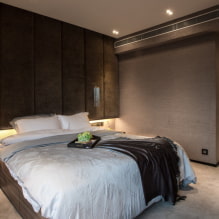 Dormitorio en tonos marrones: características, combinaciones, fotos en el interior-1