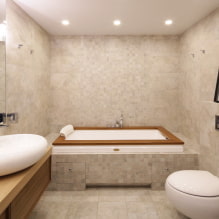 Interiér koupelny v kombinaci s toaletou-6