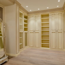 How to equip a dressing room? Design, photo in the interior.-5