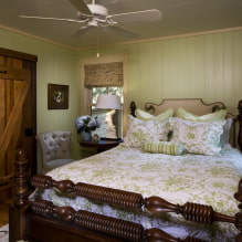 Dormitorio en estilo rústico: ejemplos en el interior, características de diseño-1