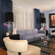 Dzīvojamā istaba Art Deco stilā - greznības un mājīguma iemiesojums interjerā-3