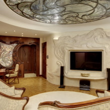 Sala de estar em estilo moderno: características de design, fotos no interior-1