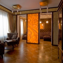 Nappali modern stílusban: dizájn jellemzők, fotók a belső térben - 2