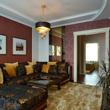 Sala de estar en estilo moderno: características de diseño, fotos en el interior-7