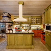 Bucătărie verde: fotografii, idei de design, combinații cu alte culori-0