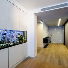 Akvarium i interiøret: bilder, utsikt, ekte eksempler på design-0
