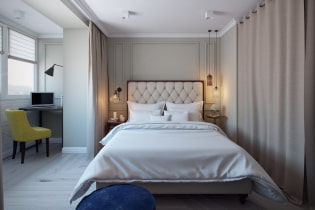 חדר שינה מעוצב מודרני עם מרפסת
