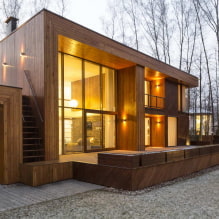 Casa de camp a l'estil escandinau: característiques, exemples fotogràfics-5