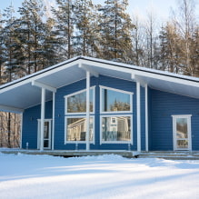 Casa de camp a l'estil escandinau: característiques, exemples de foto-8