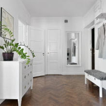 Dresser στο διάδρομο: σύγχρονες φωτογραφίες, όμορφες ιδέες σχεδίασης-3
