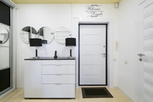 Dresser στο διάδρομο: σύγχρονες φωτογραφίες, όμορφες ιδέες σχεδίασης