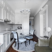 Malá kuchyňa - obývačka: fotografia v interiéri, dispozícia a dizajn-4