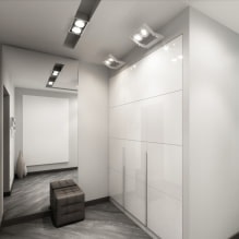 Дизайнерски характеристики на коридора и коридора в стила на минимализма-5