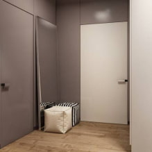 Caracteristici de proiectare a coridorului și holului în stilul minimalismului-7