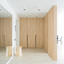 Дизайнерски характеристики на коридора и коридора в стила на минимализма-8