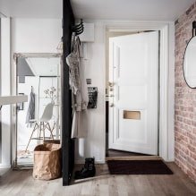 How to decorate the interior of the corridor and hallway in the Scandinavian style? -1