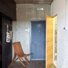 Design do corredor no estilo loft: foto no interior-0