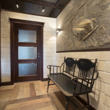 Design of the hallway in the loft style: photo in interior-7