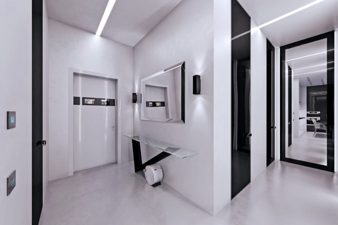 How to design a high-tech corridor and anteroom?