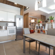 Obývací pokoj v kuchyni 25 m2 - přehled nejlepších řešení -5