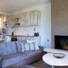 Jak navrhnout design interiéru obývacího pokoje v kuchyni 17 m2? -2