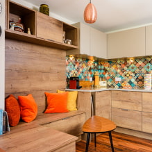 Cocina-sala de estar 14 metros cuadrados - revisión fotográfica de las mejores soluciones-2