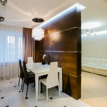 L'interno della cucina-soggiorno a Krusciov: foto e idee reali-2