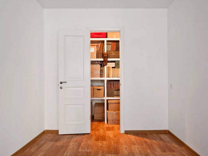 Bilik simpanan di apartmen: ulasan foto mengenai penyelesaian terbaik