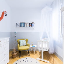 Σχεδιάστε παιδικό δωμάτιο 10 τετραγωνικών μέτρων. μ. - καλύτερες ιδέες και φωτογραφία-7