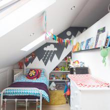 Fotos e ideas para el diseño de una habitación infantil de 9 m2 m-3