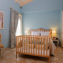 Pomysły i porady dotyczące dekoracji sypialni i pokoju dziecinnego w jednym pokoju-1