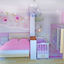 Idee e suggerimenti per decorare una camera da letto e un asilo in una stanza-5