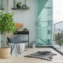 Tips og ideer for dekorasjon av balkong-0 i skandinavisk stil