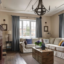 Come decorare l'interno del soggiorno in stile neoclassico? -3