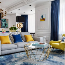 Come decorare l'interno del soggiorno in stile neoclassico? -2
