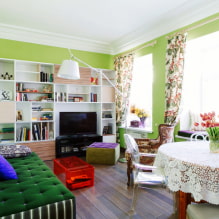 Como criar um design harmonioso de uma sala de estar em uma casa particular? -0