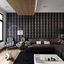 Moderní fotografické tapety v interiéru obývacího pokoje-8
