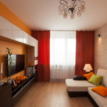 Revisió fotogràfica de les millors idees per dissenyar sala d’estar 18 m² 7