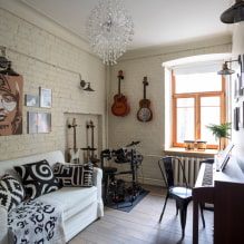 Design obývacího pokoje 15 m2 - vlastnosti uspořádání a uspořádání nábytku-4