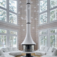 Intérieur du salon avec cheminée: photos des meilleures solutions-0