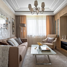 ¿Cómo crear un elegante diseño de sala de estar en Jruschov? -4