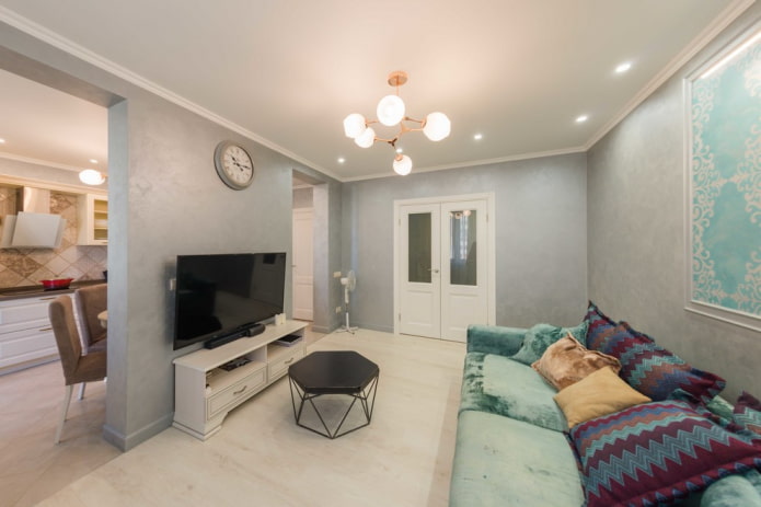 ¿Cómo crear un elegante diseño de sala de estar en Jruschov?