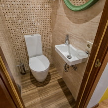 Kruşçev'de modern bir tuvalet tasarımı nasıl oluşturulur? (40 fotoğraf) -2