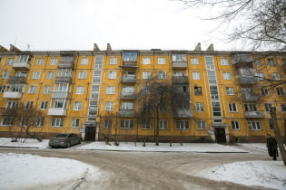 Populārākie tipiskie 1,2,3,4 istabu Hruščova izkārtojumi
