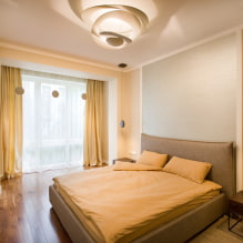 Lustres al dormitori: com crear una il·luminació còmoda (45 fotos) -3