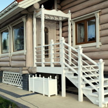Características do design da varanda para uma casa particular-1