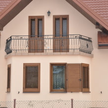 Balkon v soukromém domě: výhledy, dekorace a design (50 fotografií) -1