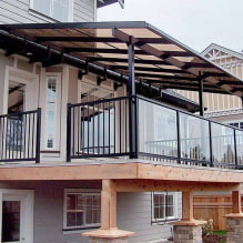 Balkon u privatnoj kući: pogledi, uređenje i dizajn (50 fotografija) -8